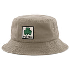 Boston Shamrock Printed Patch Bucket Hat - Chowdaheadz