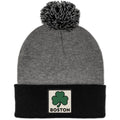 Boston Shamrock Printed Patch Two Tone Knit - Chowdaheadz