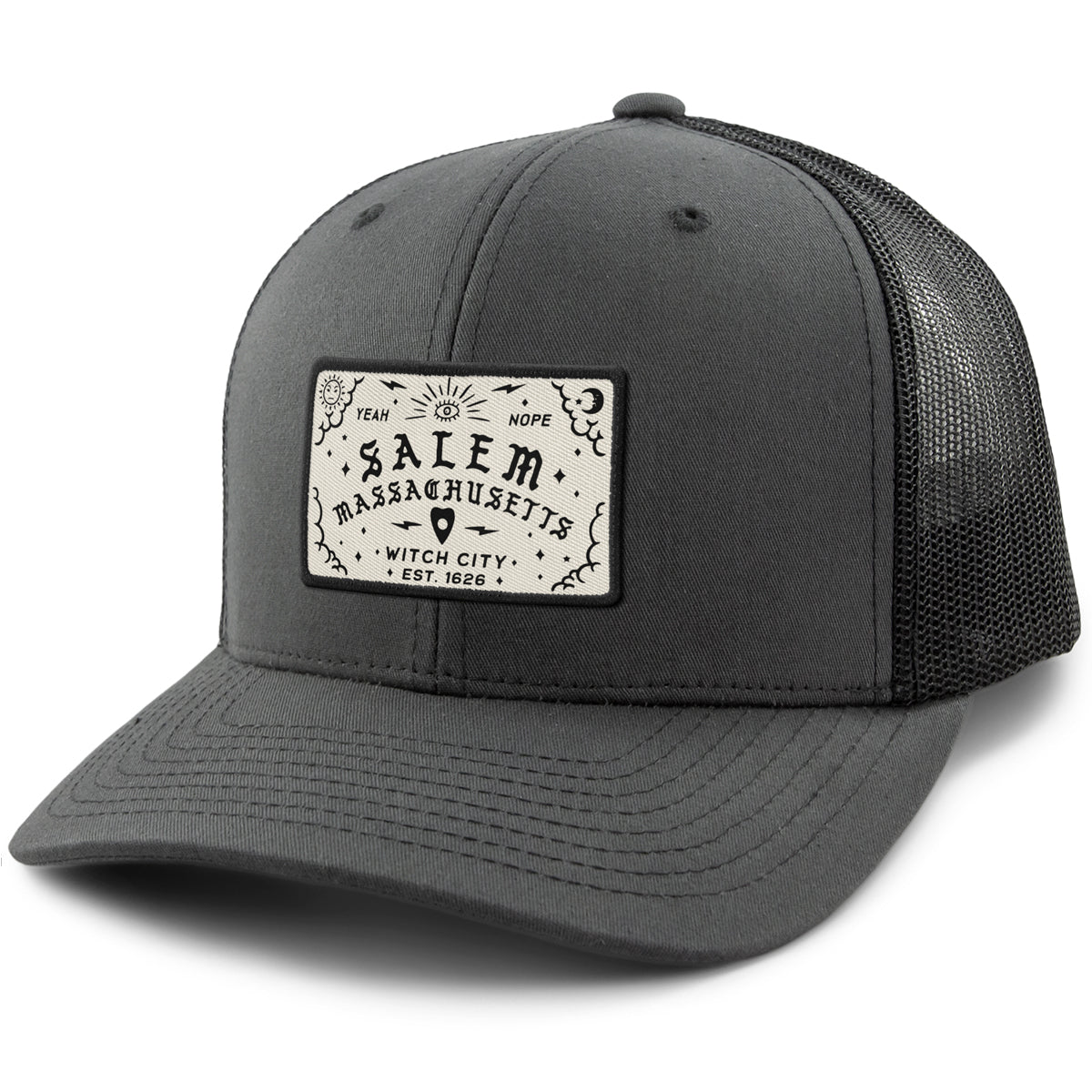 Salem Ma Spirit Board Classic Snapback Trucker - Chowdaheadz