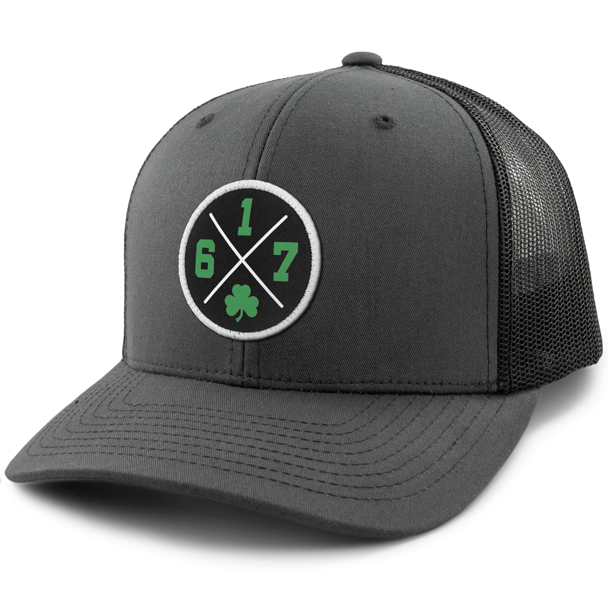 617 Shamrock Emblem Classic Snapback Trucker - Chowdaheadz