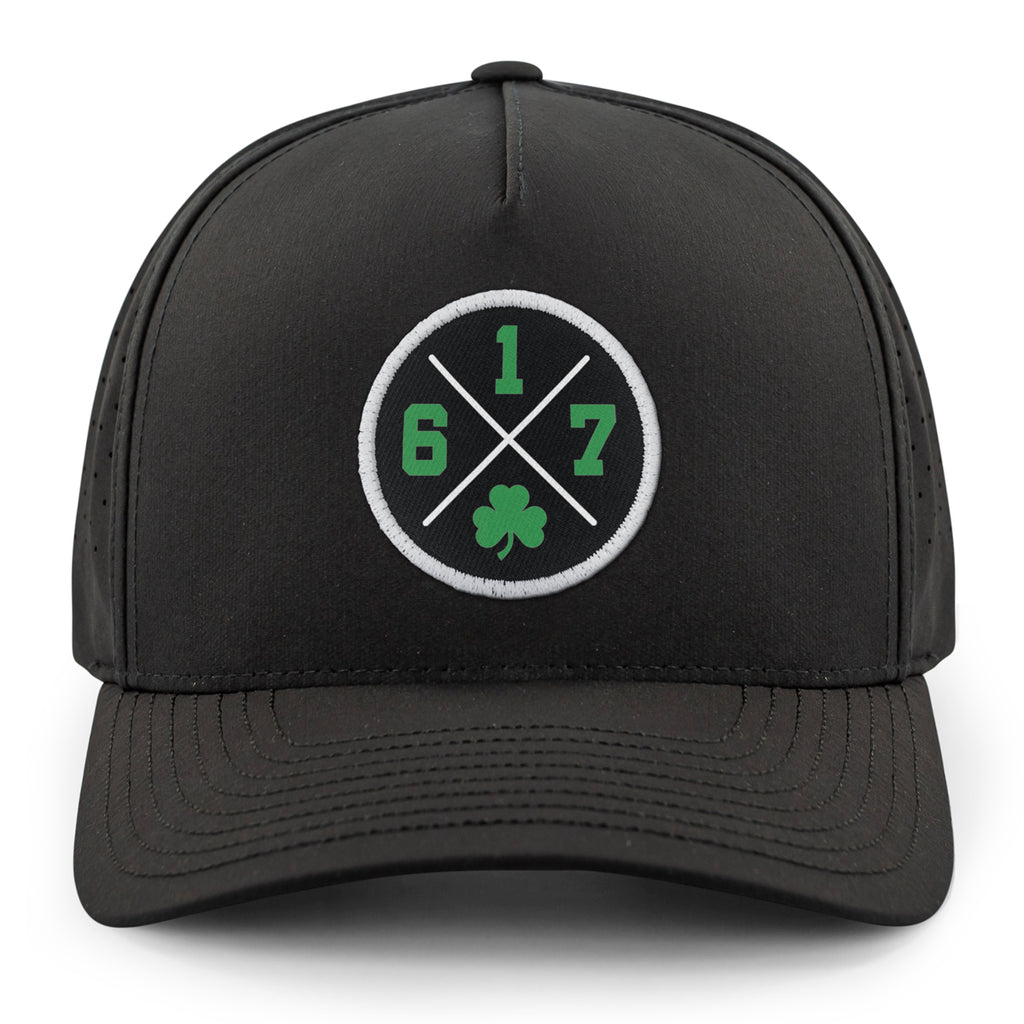 617 Shamrock Circle Emblem Performance Hat - Chowdaheadz