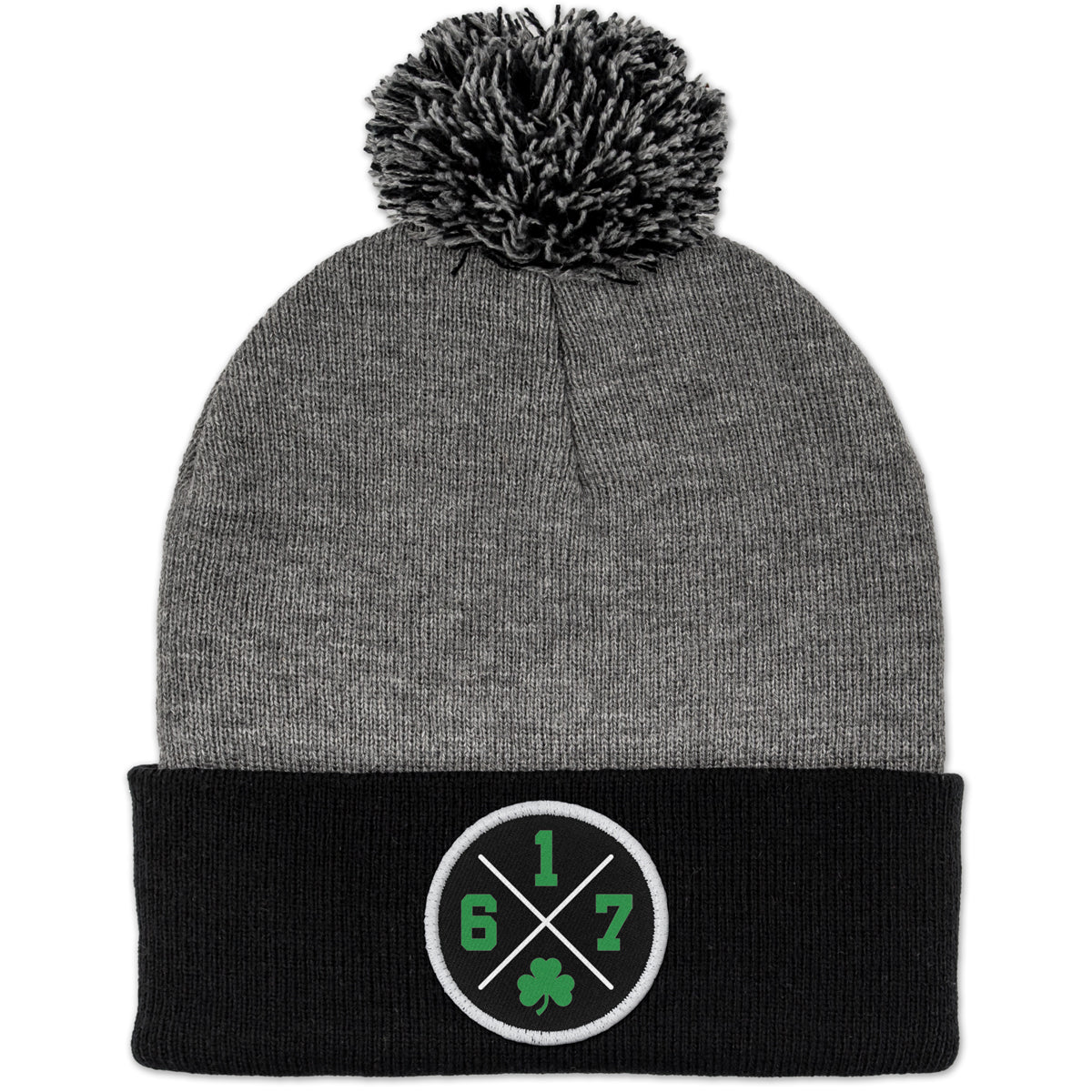 617 Shamrock Twill Patch Two Tone Knit - Chowdaheadz