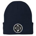 Maine Circle Emblem Patch Cuff Knit - Chowdaheadz