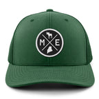 Maine Circle Emblem Classic Snapback Trucker - Chowdaheadz