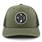 Maine Circle Emblem Classic Snapback Trucker - Chowdaheadz
