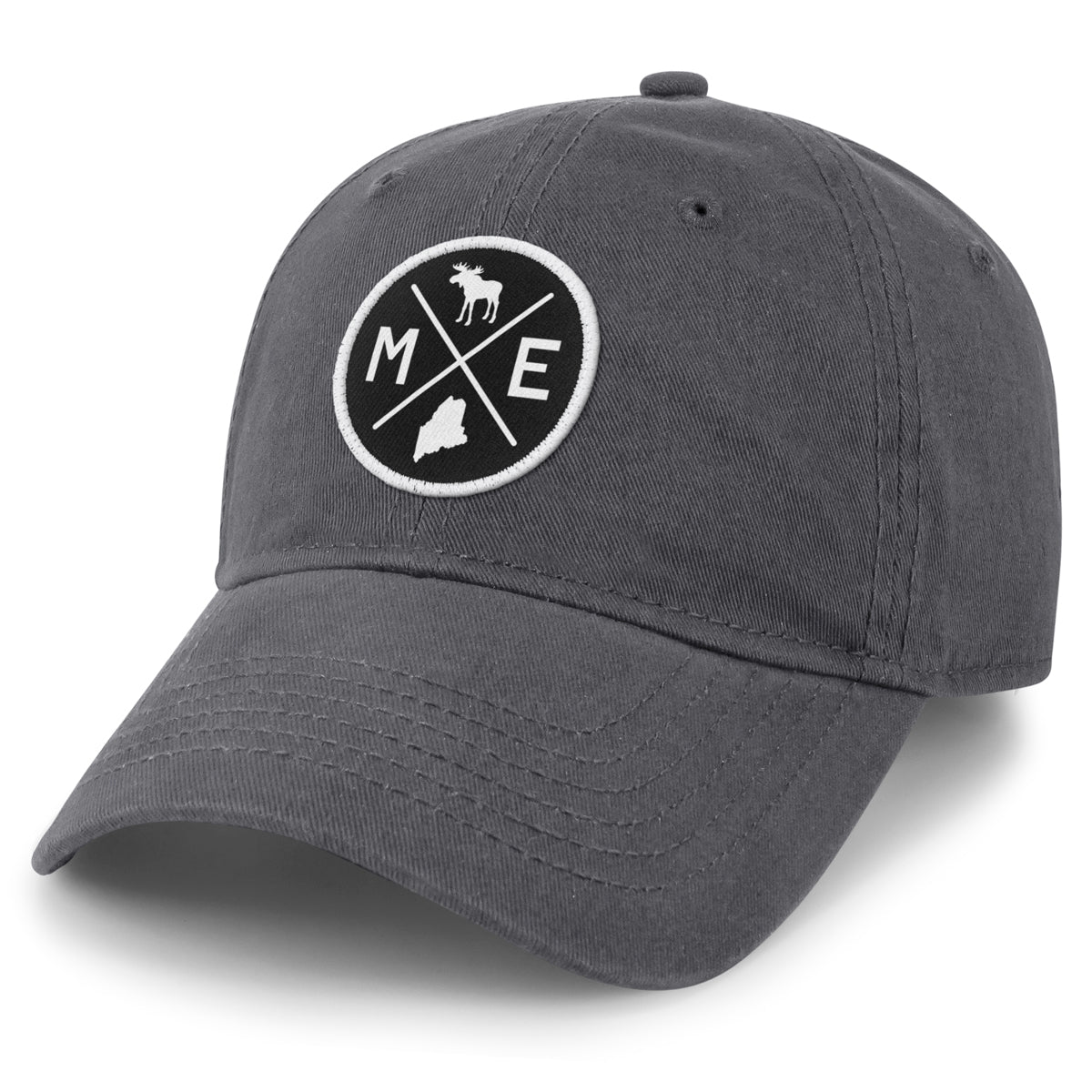 Maine Circle Emblem Dad Hat - Chowdaheadz