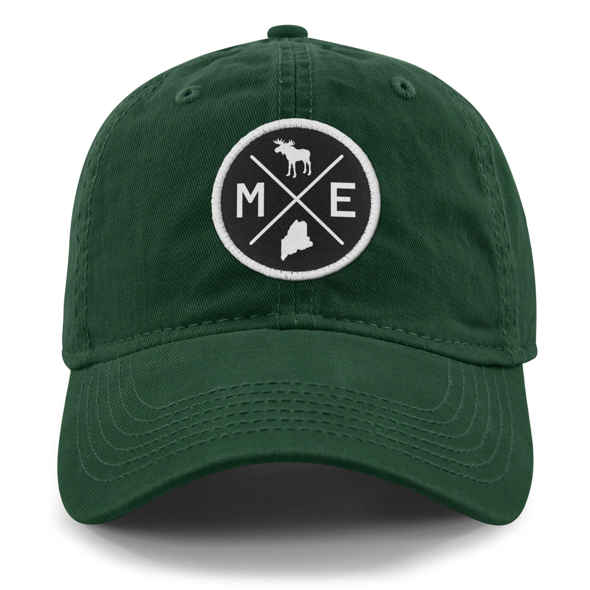 Maine Circle Emblem Dad Hat - Chowdaheadz