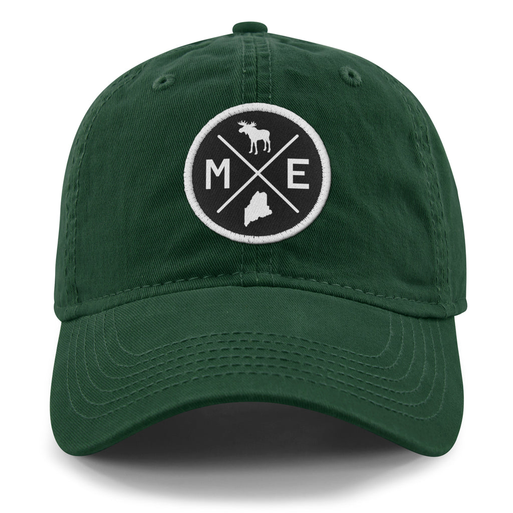 Maine Circle Emblem Dad Hat - Chowdaheadz