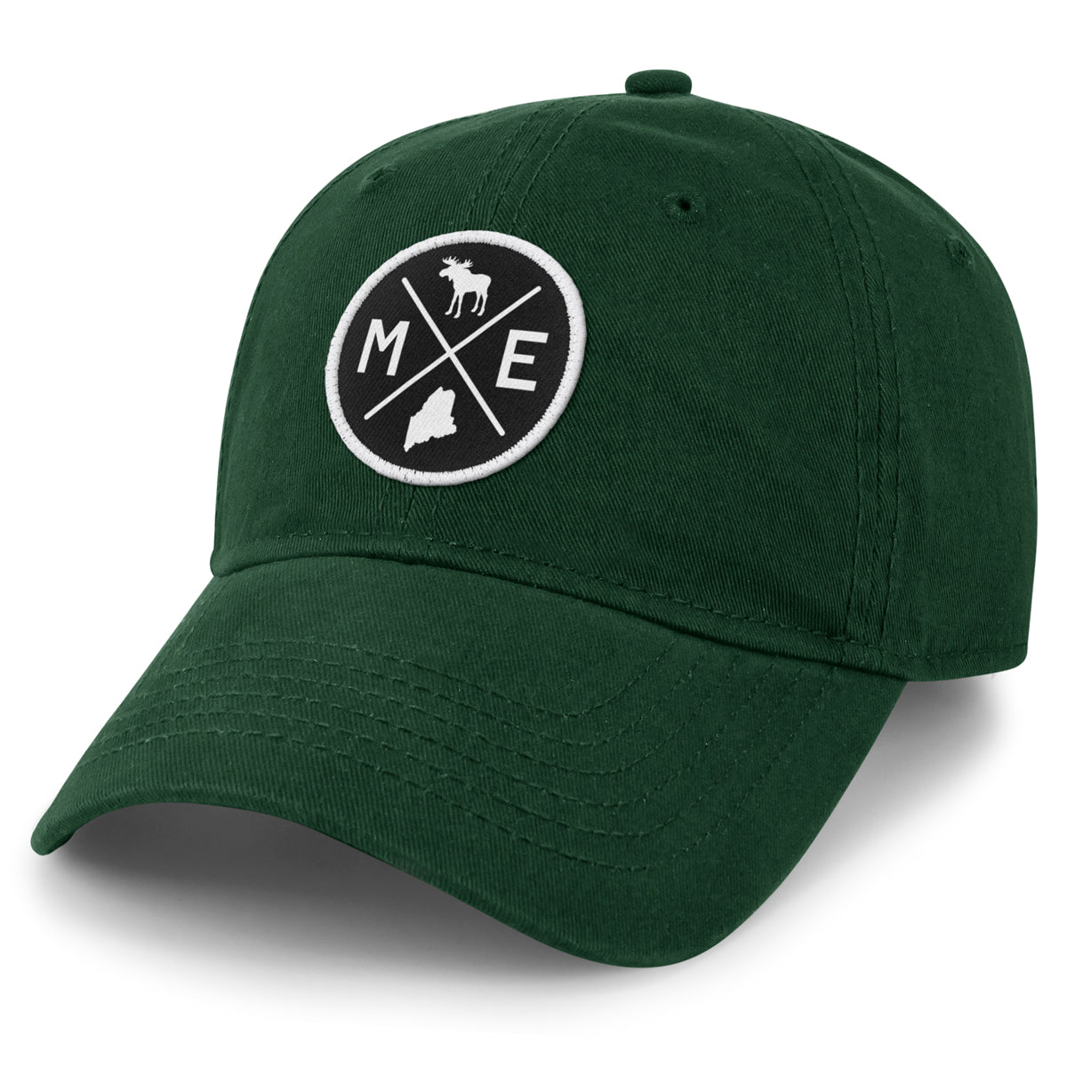 Maine Circle Emblem Dad Hat - Chowdaheadz
