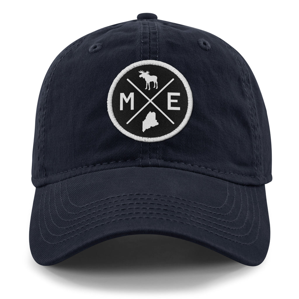 Maine Circle Emblem Dad Hat - Chowdaheadz