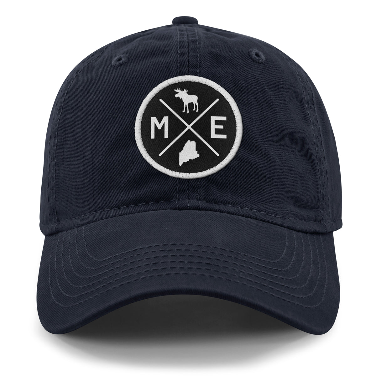 Maine Circle Emblem Dad Hat - Chowdaheadz