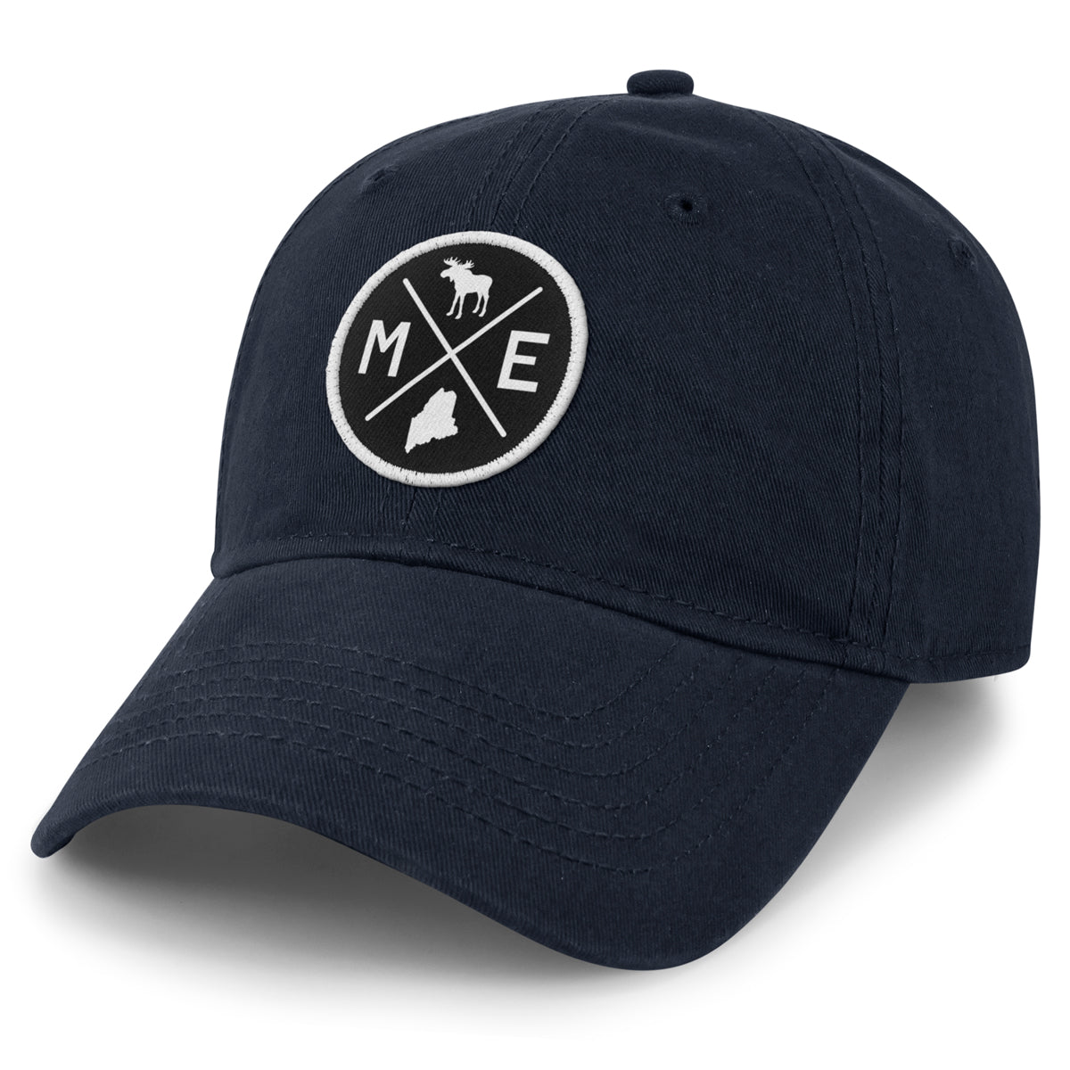 Maine Circle Emblem Dad Hat - Chowdaheadz