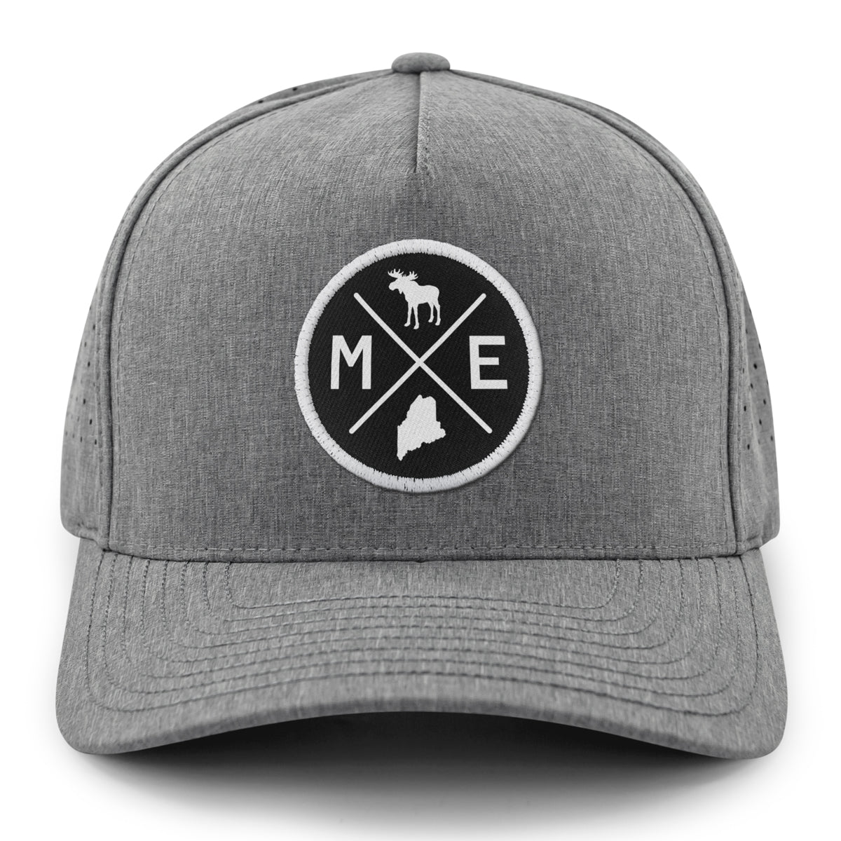 Maine Circle Emblem Performance Hat - Chowdaheadz