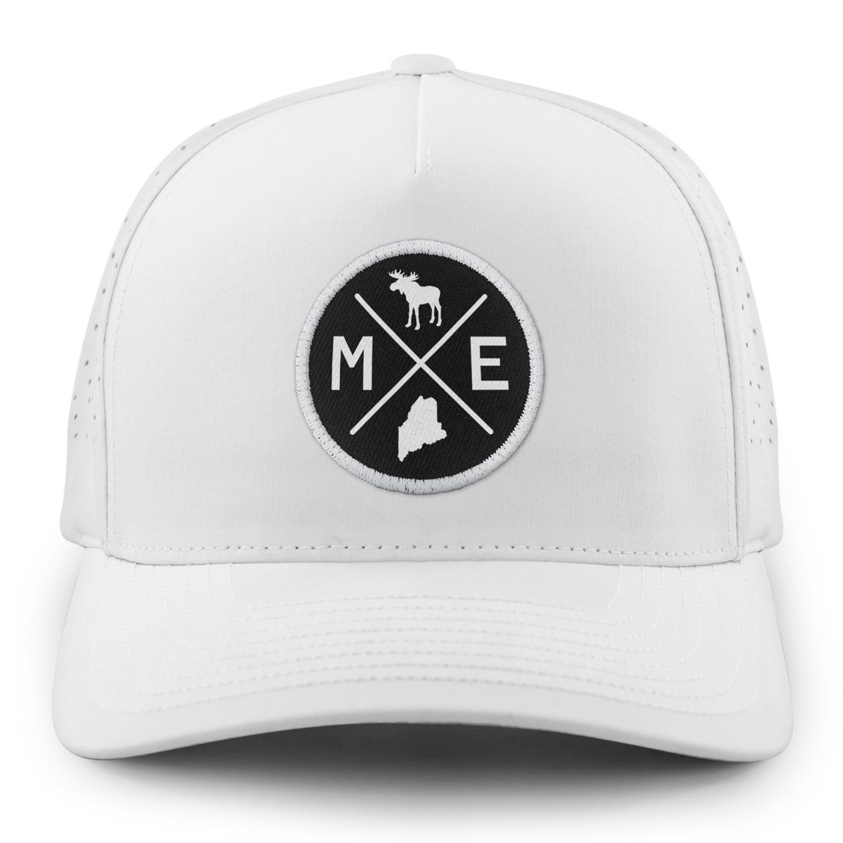 Maine Circle Emblem Performance Hat - Chowdaheadz