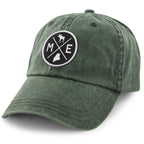 Maine Circle Emblem Washed Dad Hat - Chowdaheadz