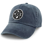 Maine Circle Emblem Washed Dad Hat - Chowdaheadz