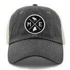 Maine Circle Emblem Relaxed Trucker - Chowdaheadz