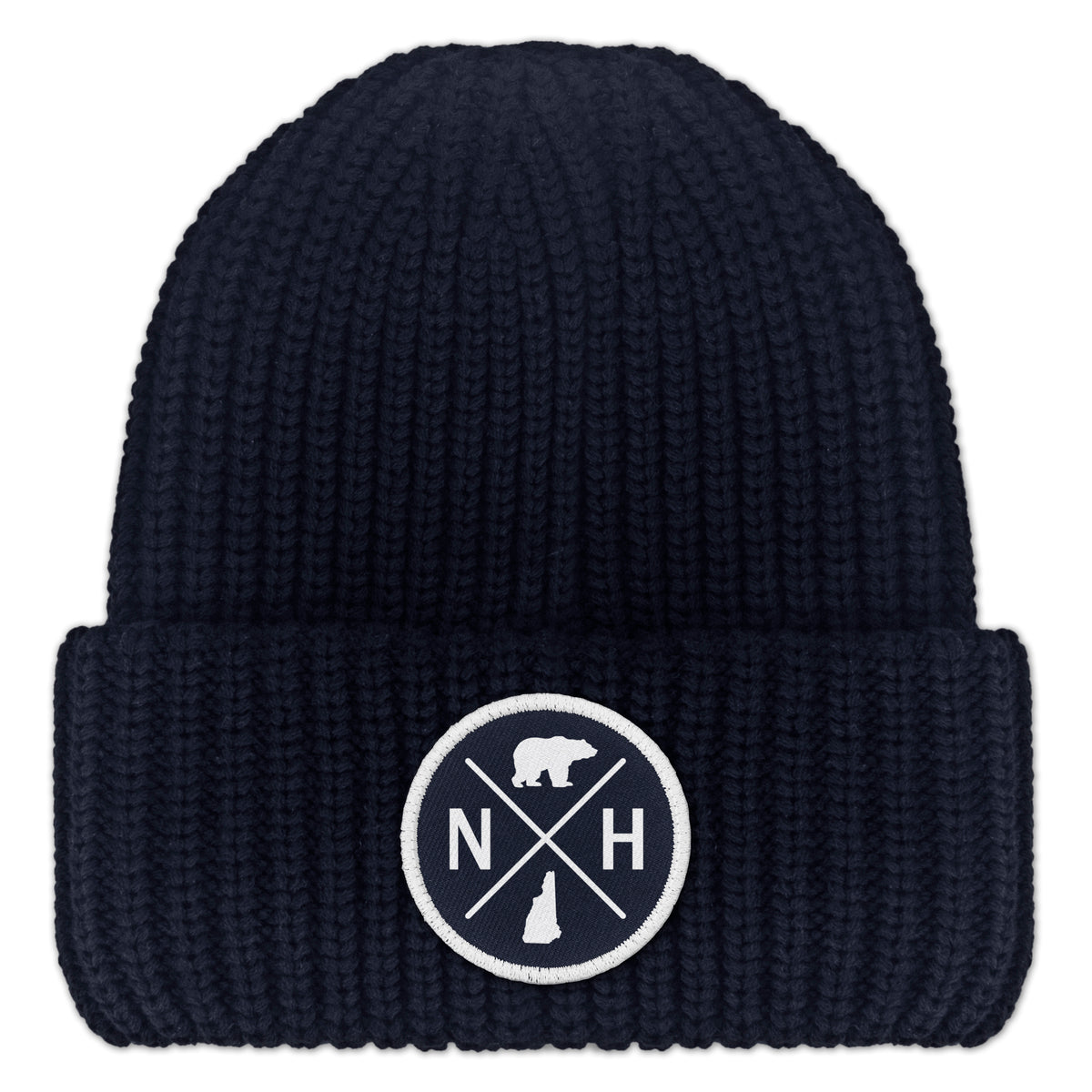 NH Circle Emblem Chunky Knit - Chowdaheadz