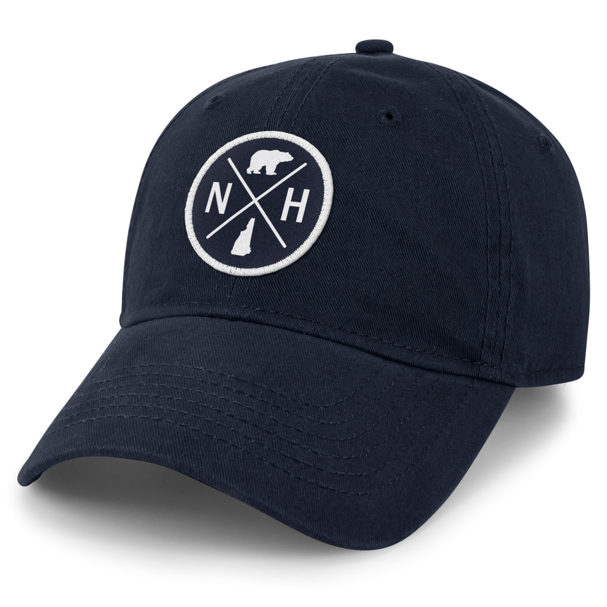 NH Circle Emblem Dad Hat - Chowdaheadz