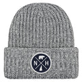 NH Circle Emblem Chunky Knit Winter Hat - Chowdaheadz