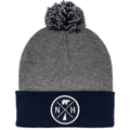 New Hampshire Circle Twill Patch Two Tone Knit - Chowdaheadz