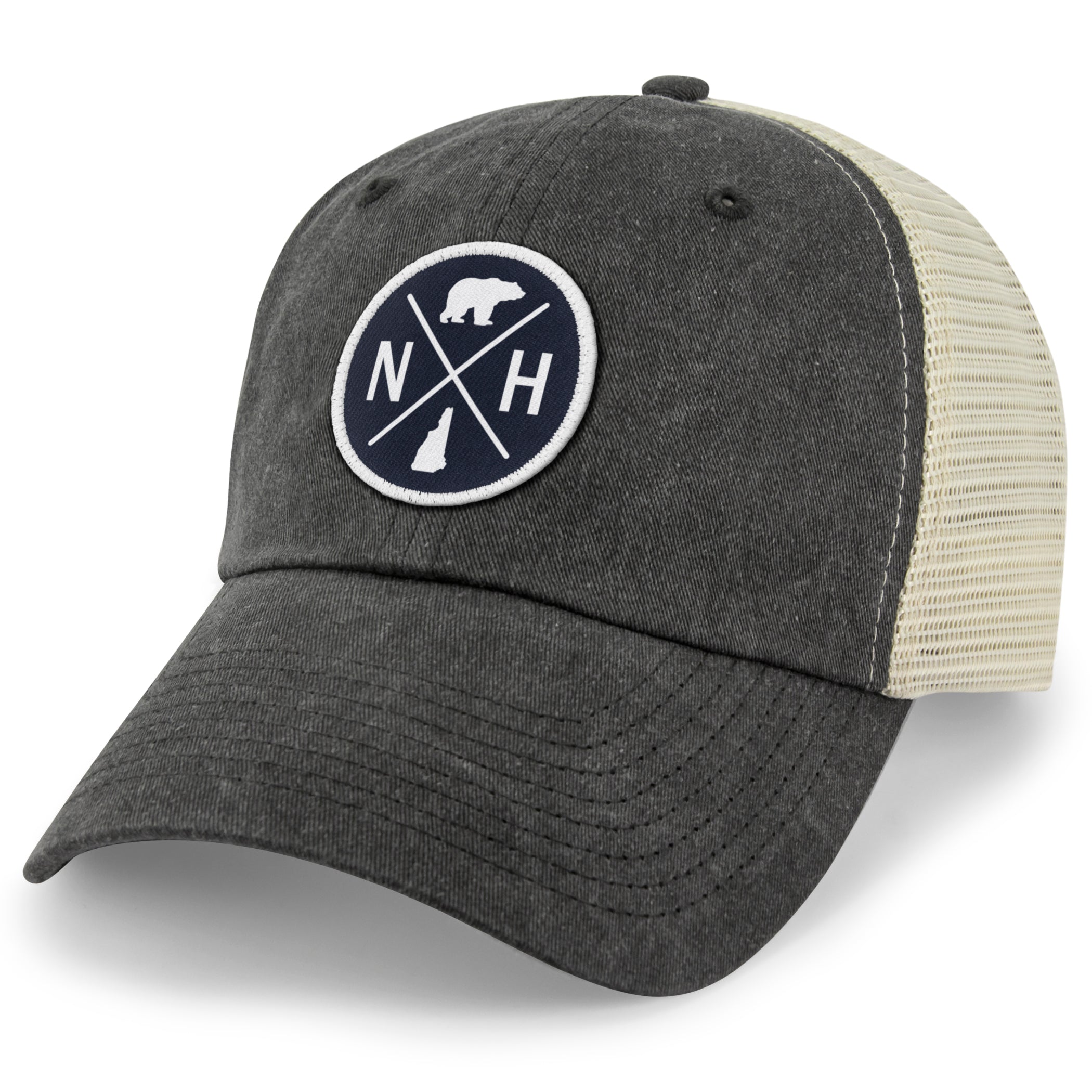 NH Circle Emblem Relaxed Trucker - Chowdaheadz