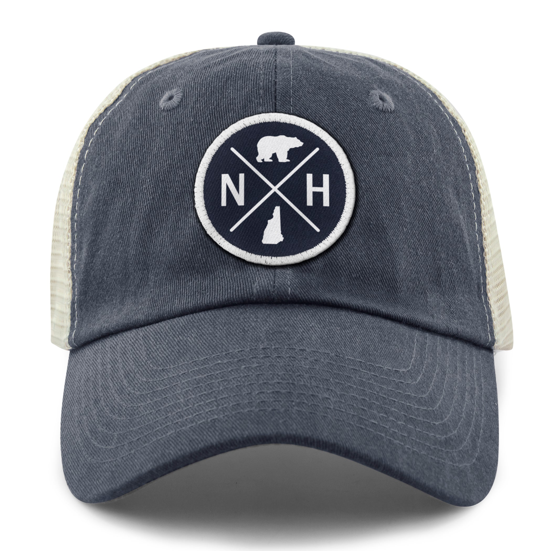 NH Circle Emblem Relaxed Trucker - Chowdaheadz