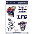 Foxboro Faithful Sticker Pack - Chowdaheadz