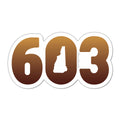 603 New Hampshire Sticker - Chowdaheadz