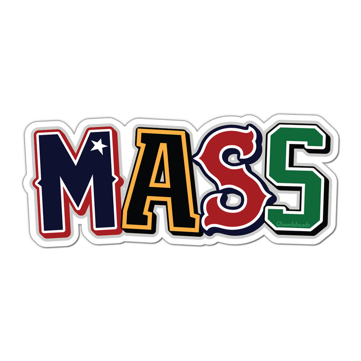 Mass Team Pride Sticker - Chowdaheadz