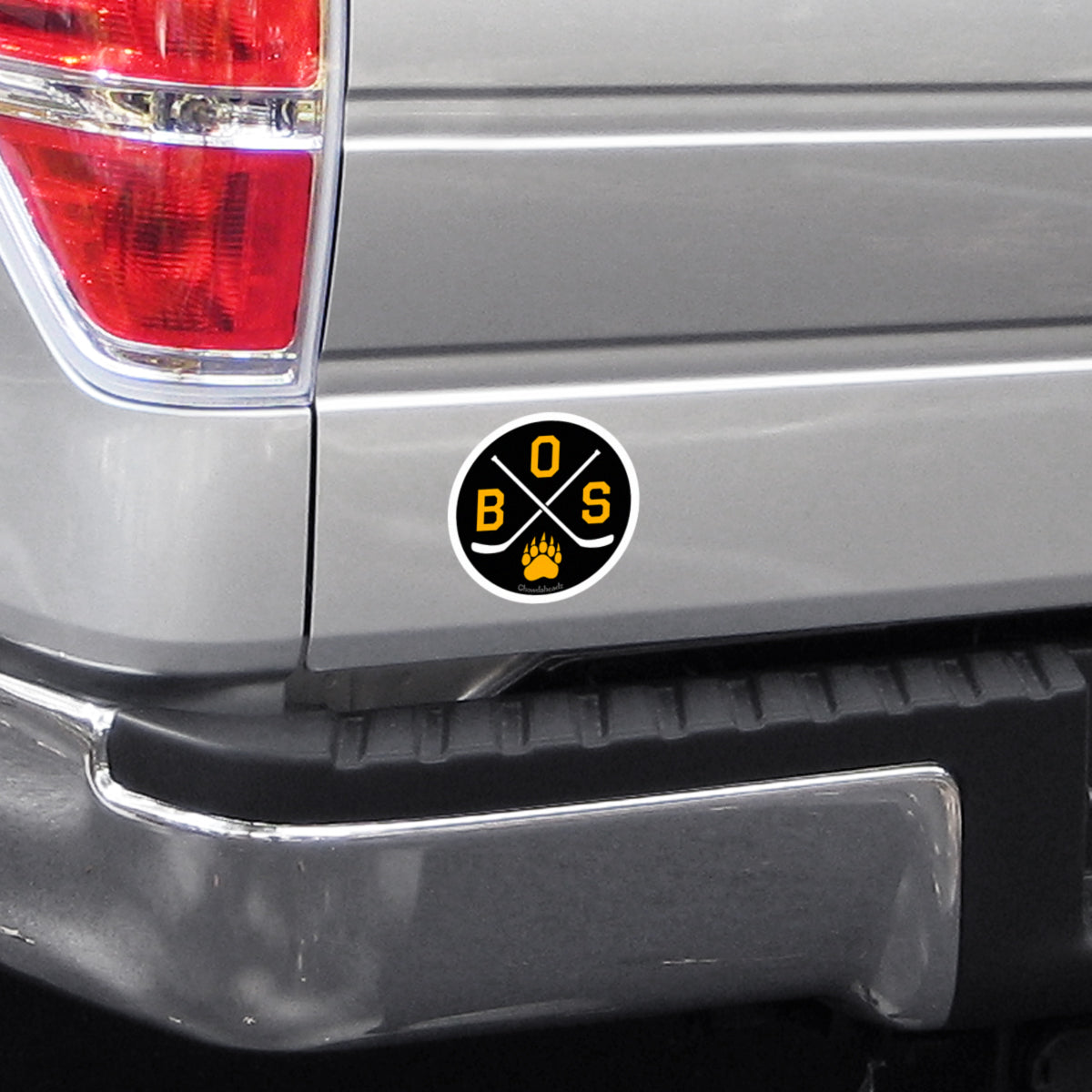 BOS Hockey Emblem Sticker - Chowdaheadz