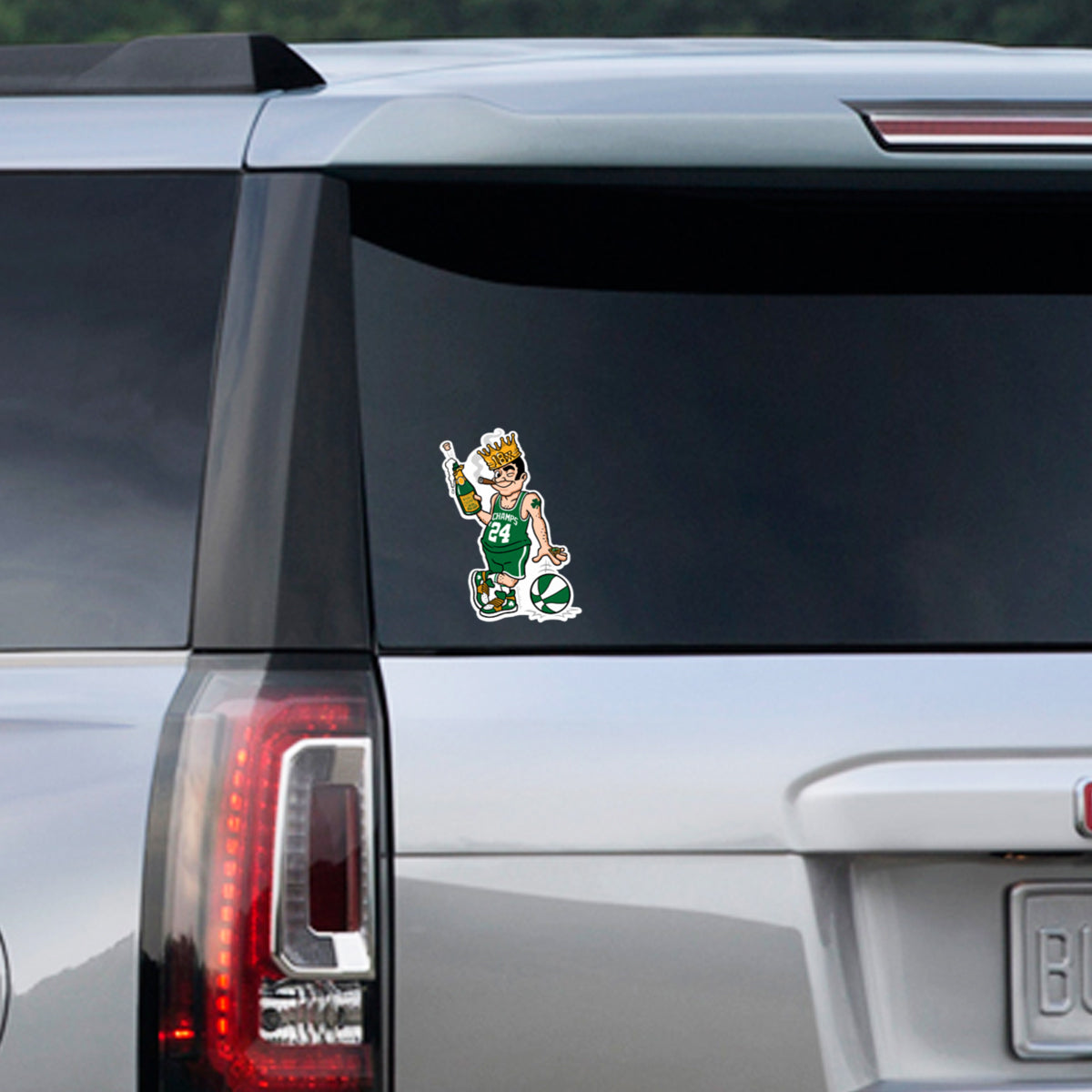 Boston 18x Champs Leprechaun Sticker - Chowdaheadz