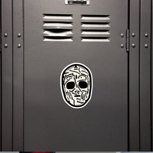 Boston Hockey Mask Sticker - Chowdaheadz