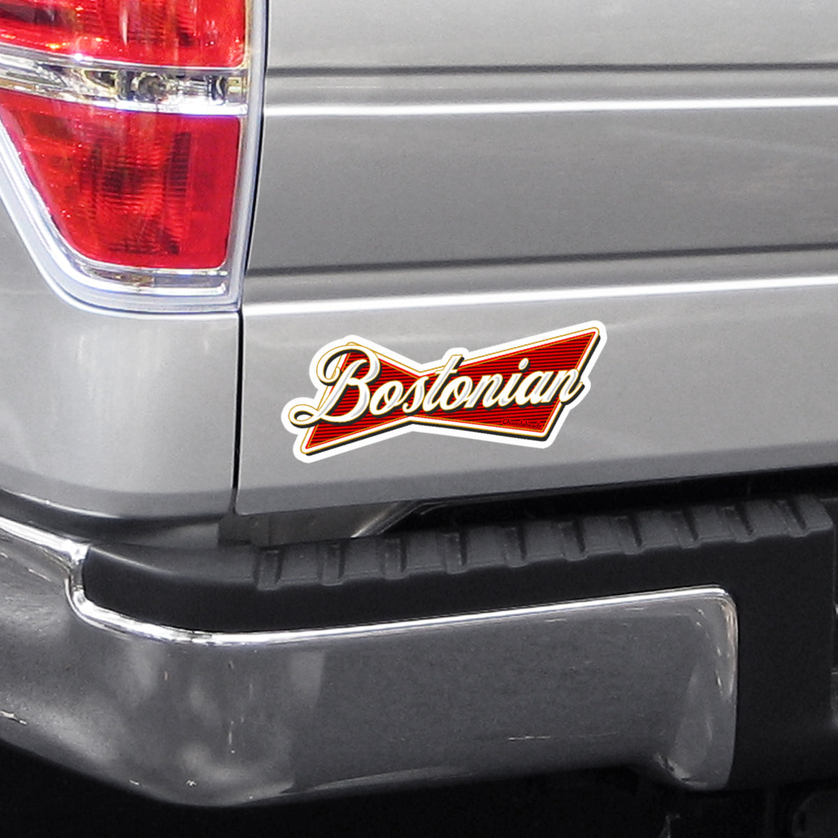 Bostonian Logo Sticker - Chowdaheadz