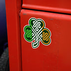 Irish Knot Shamrock Sticker