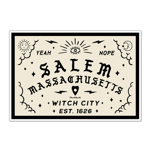 Salem Mass Spirit Board Sticker - Chowdaheadz