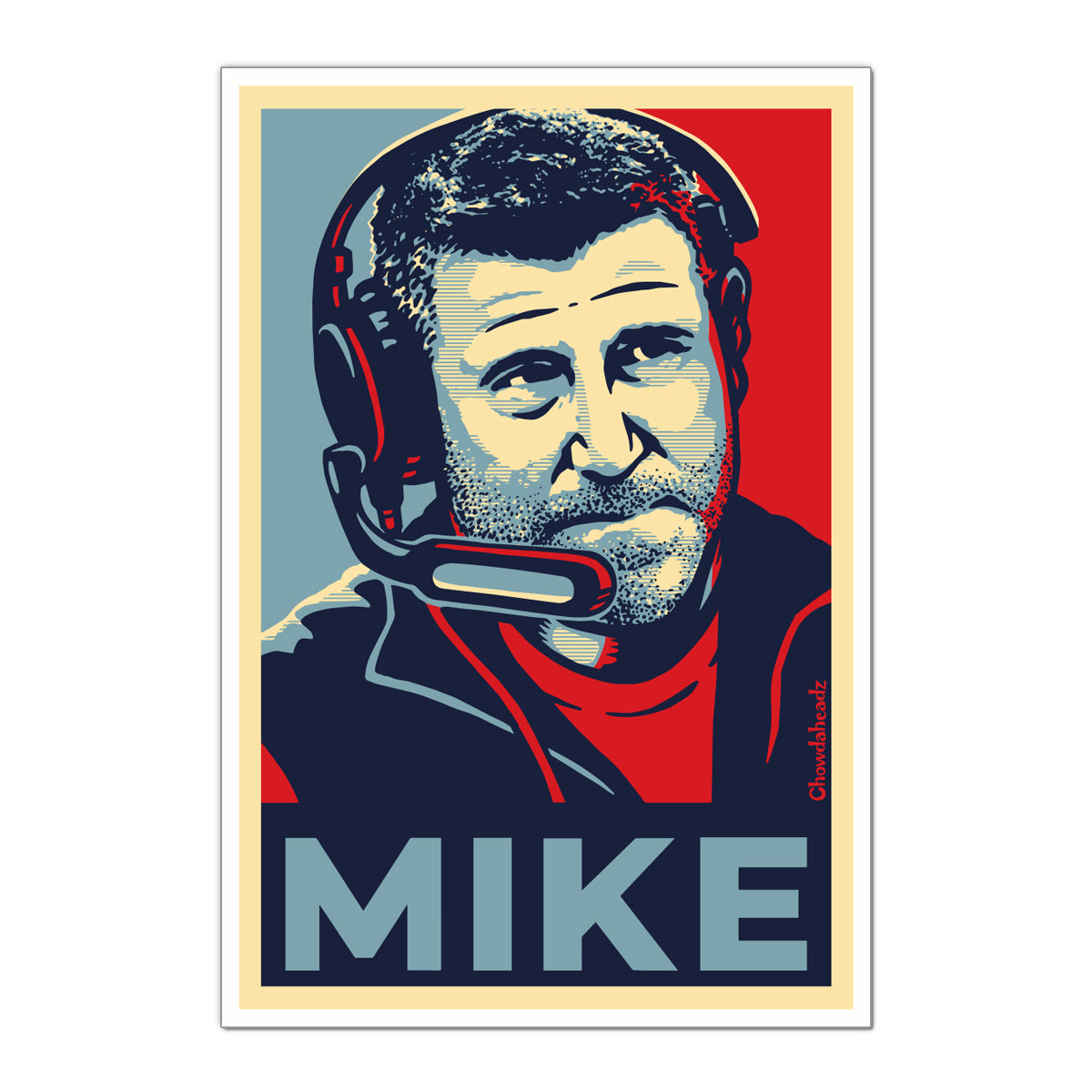 Mike Poster Sticker - Chowdaheadz