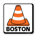 Boston Traffic Cone Sticker