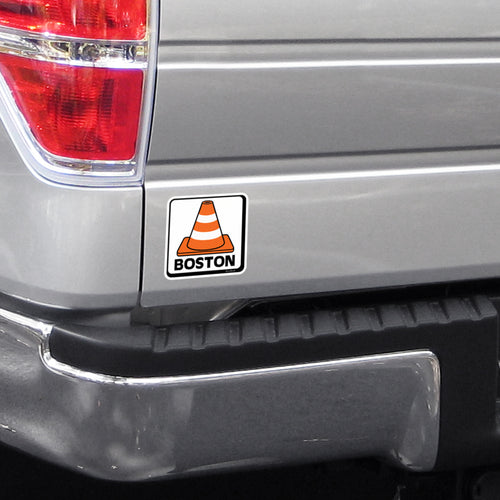 Boston Traffic Cone Sticker