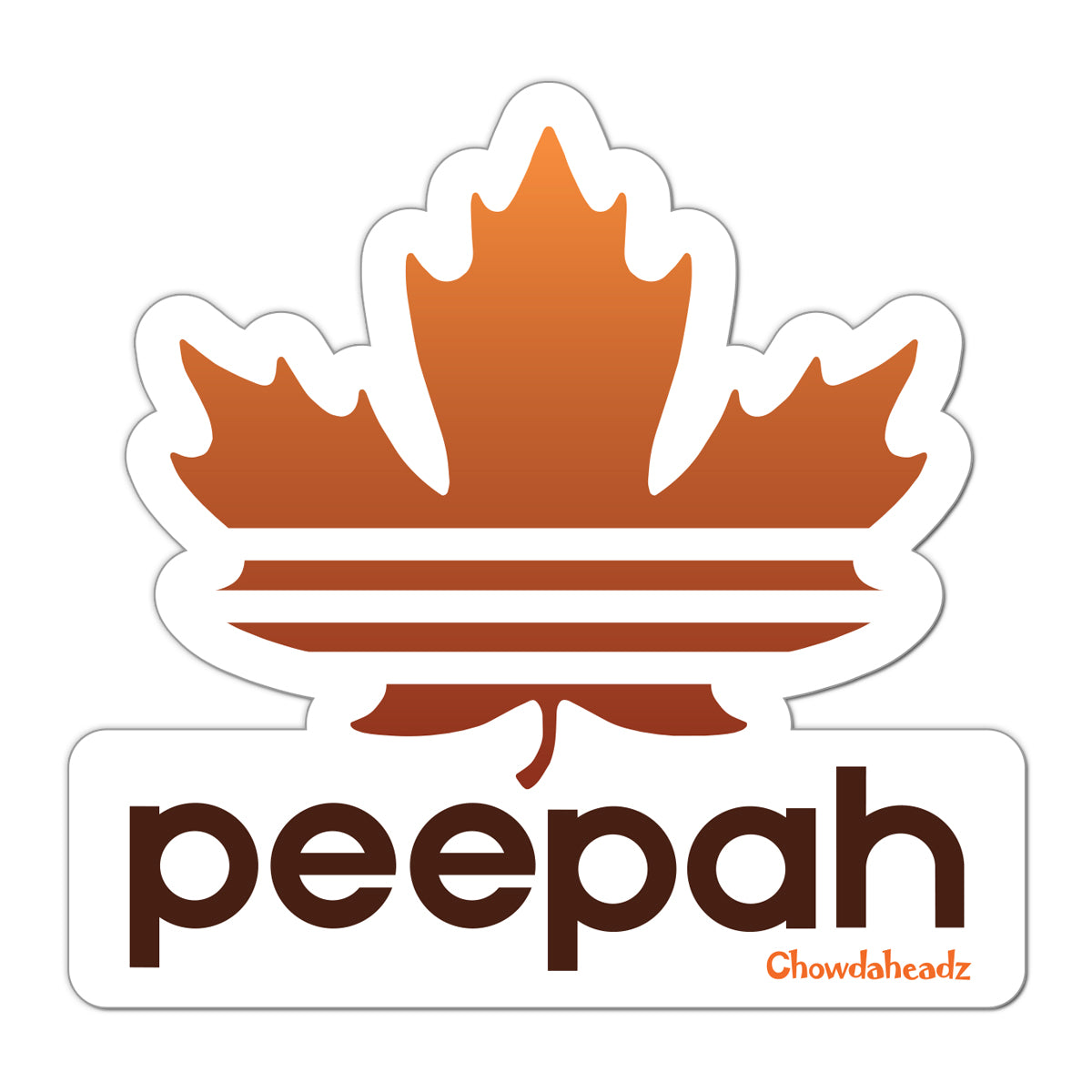 Leaf Peepah Logo Sticker
