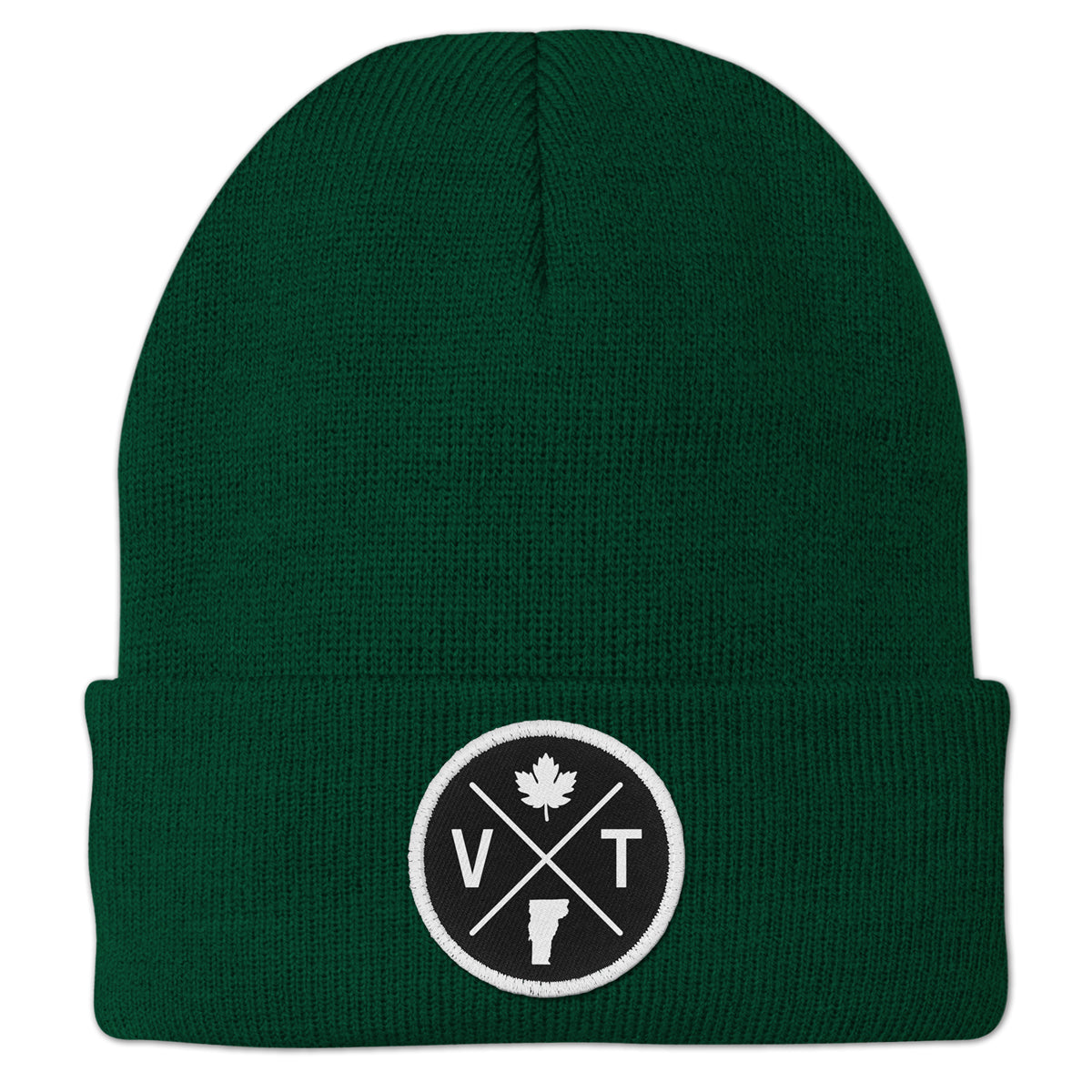 Vermont Circle Emblem Cuff Knit - Chowdaheadz