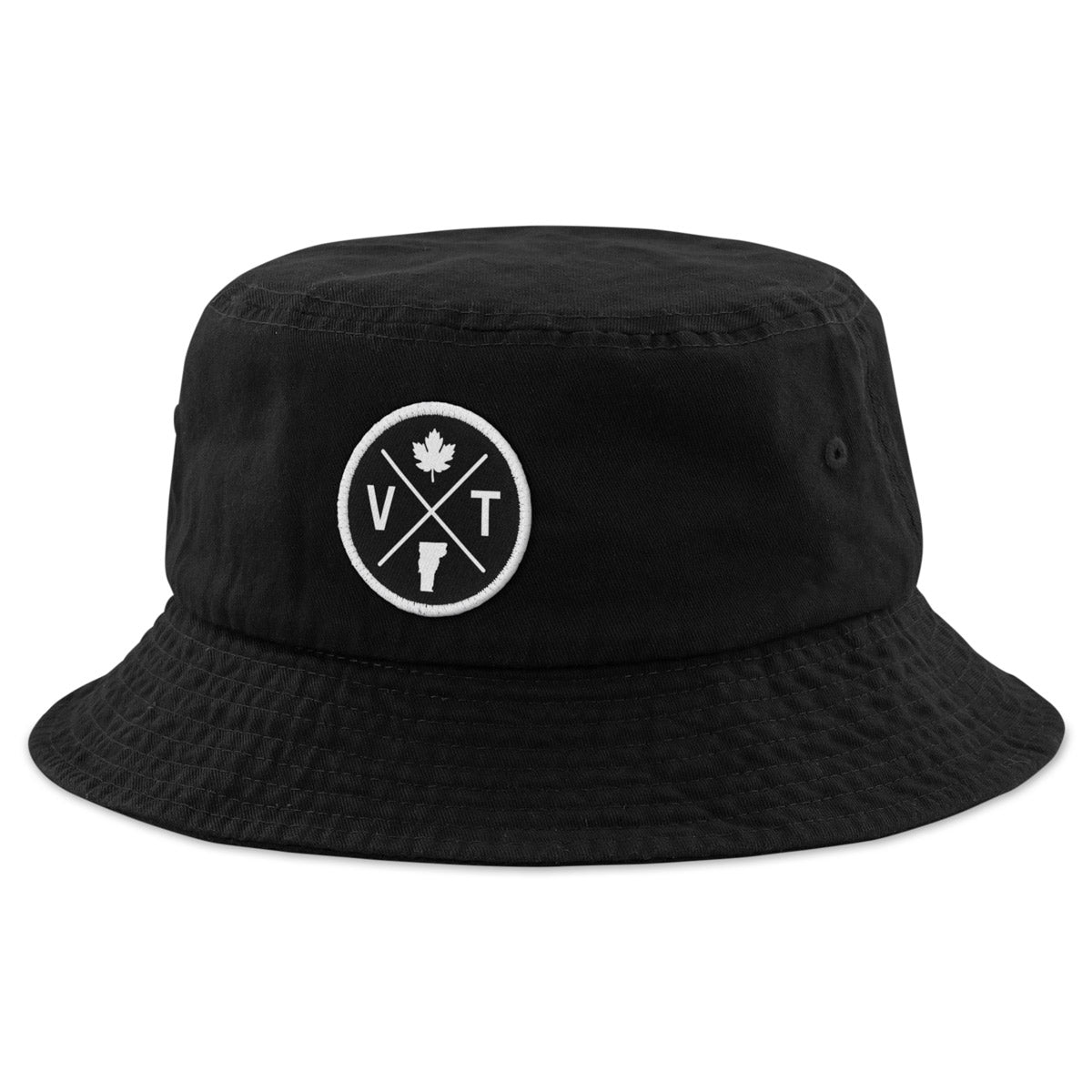Vermont Circle Emblem Bucket Hat - Chowdaheadz