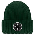 Vermont Circle Emblem Chunky Knit Winter Hat