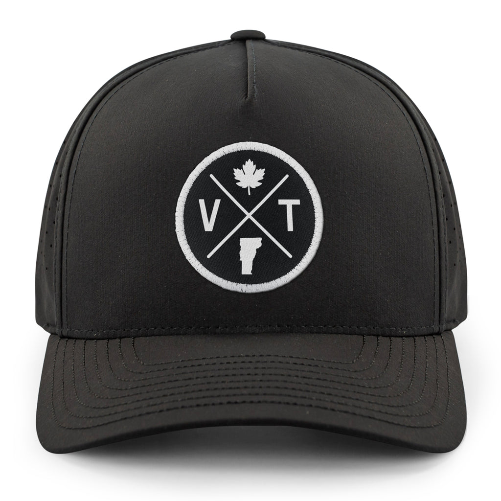 Vermont Emblem Circle Performance Hat - Chowdaheadz