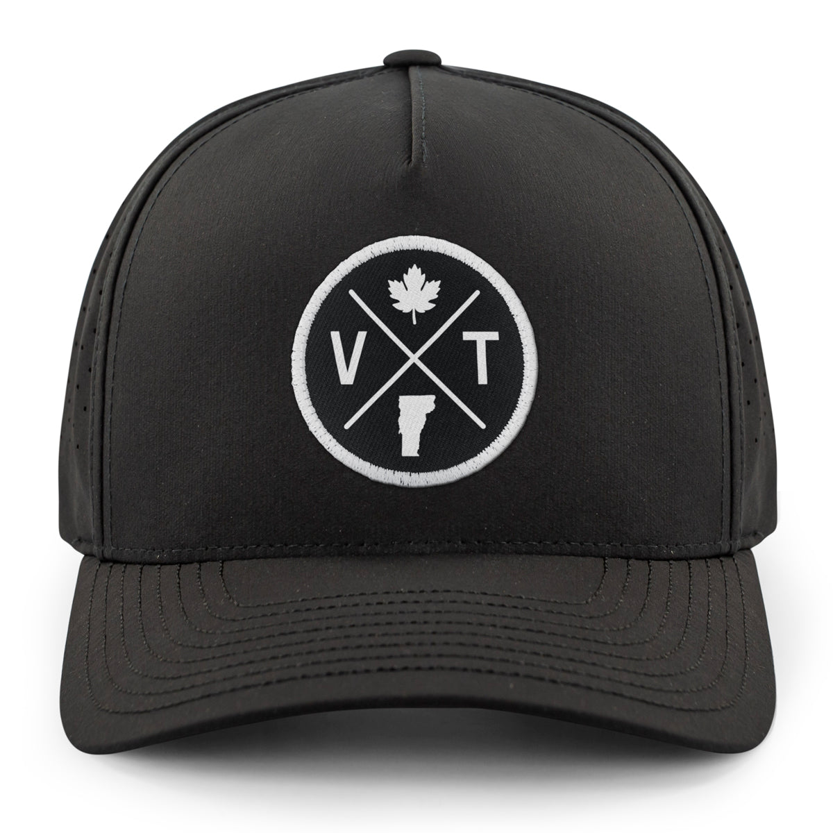 Vermont Emblem Circle Performance Hat - Chowdaheadz