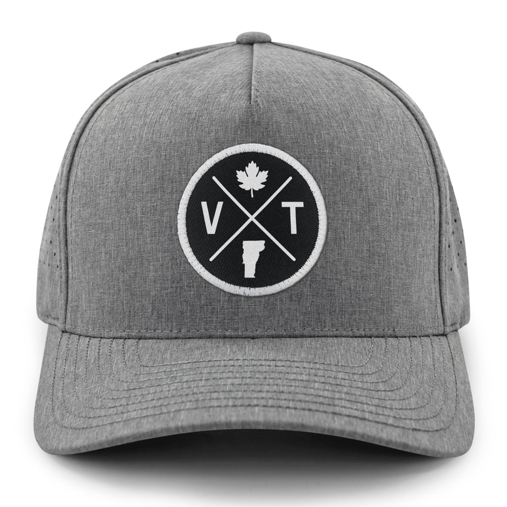 Vermont Emblem Circle Performance Hat - Chowdaheadz