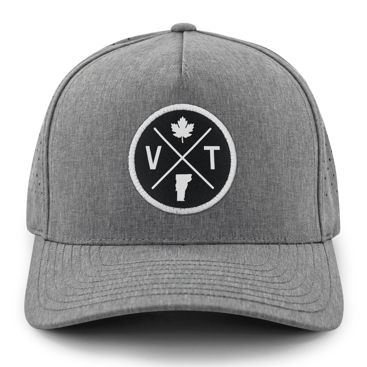 Vermont Emblem Circle Performance Hat - Chowdaheadz