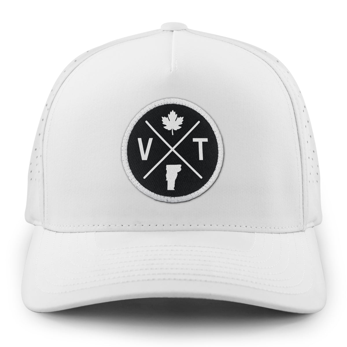 Vermont Emblem Circle Performance Hat - Chowdaheadz