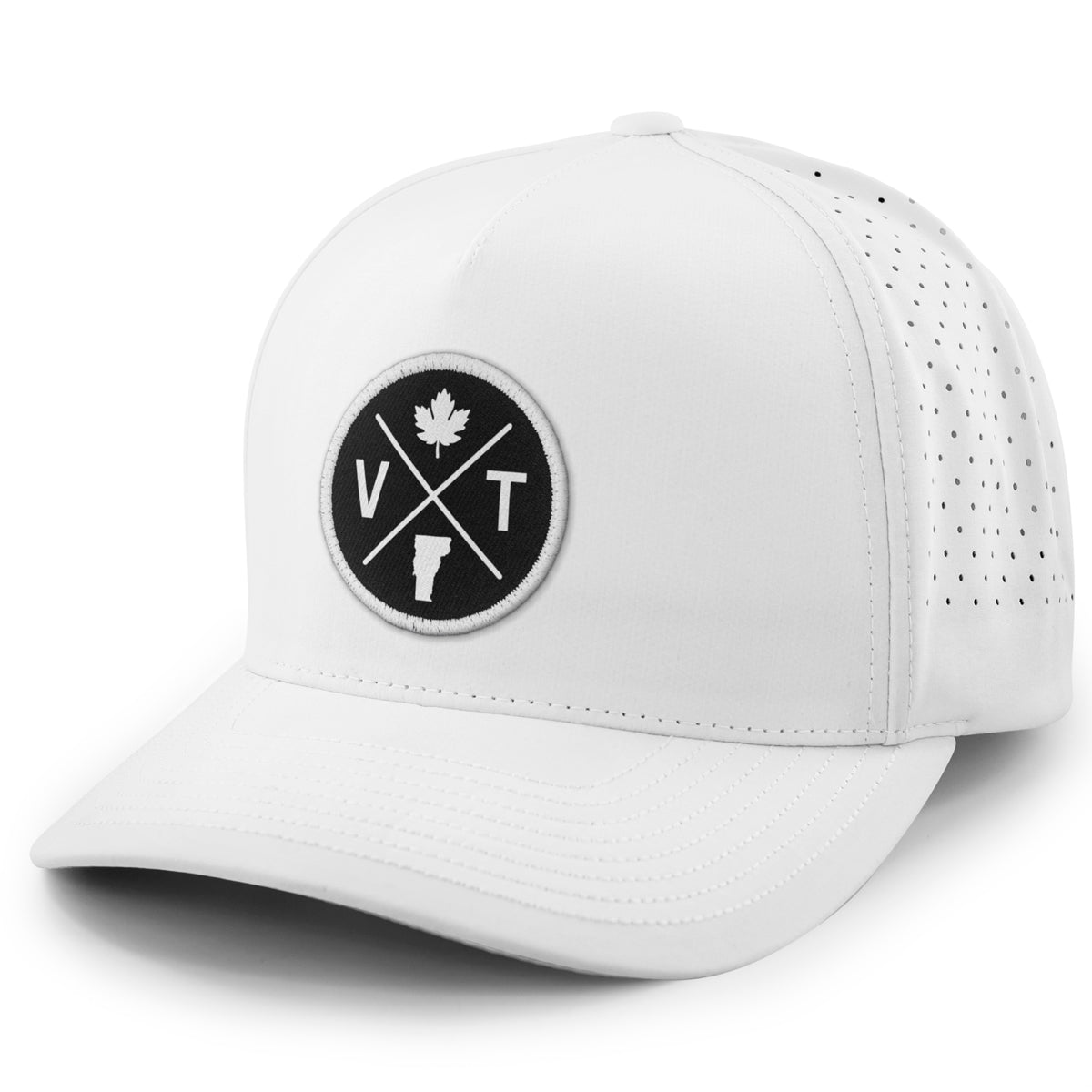 Vermont Emblem Circle Performance Hat - Chowdaheadz