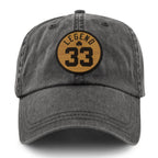 Legend 33 Parquet Patch Washed Dad Hat - Chowdaheadz